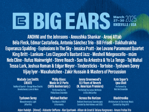 big ears music festival knoxville 2025 graphic